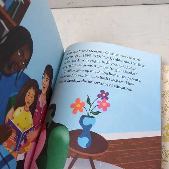 NEW Zendaya A Little Golden Book Biography 2024 - Picture 3 of 3